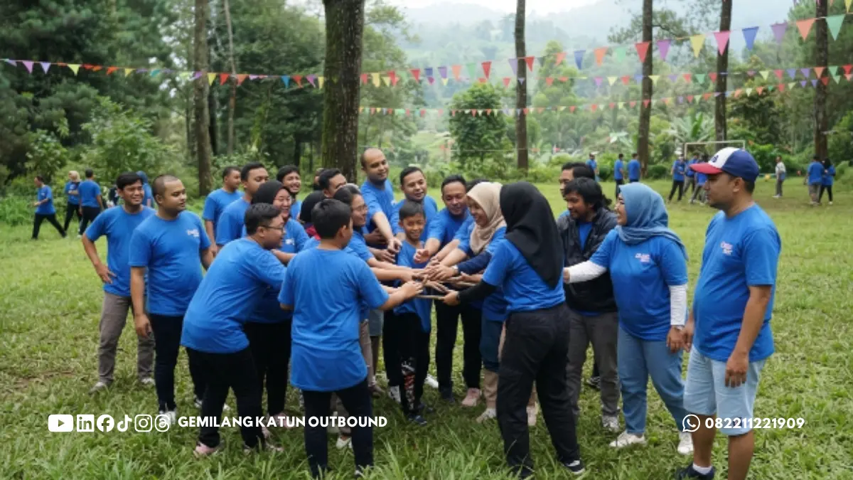 Kegiatan Peserta Outbound di Malang